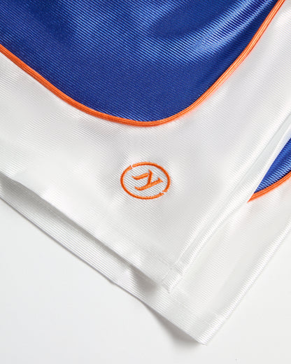 Satin Basketball Short - “Metropolitan Blue”