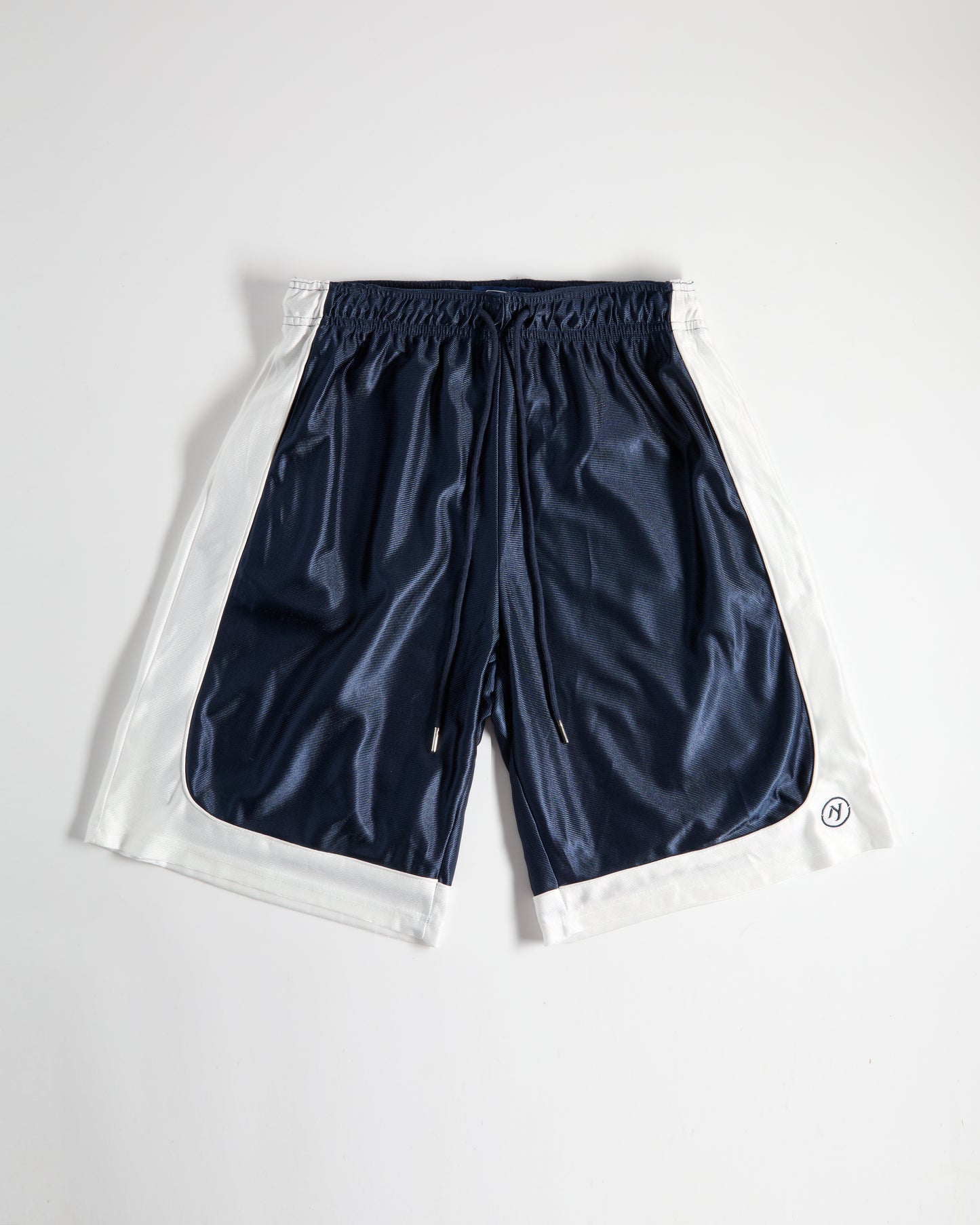 Satin Basketball Short - “Bronx Blue”