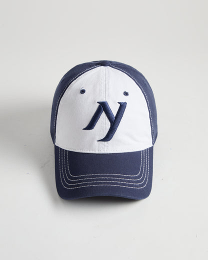 The “New” NY Cap - White / Bronx Blue