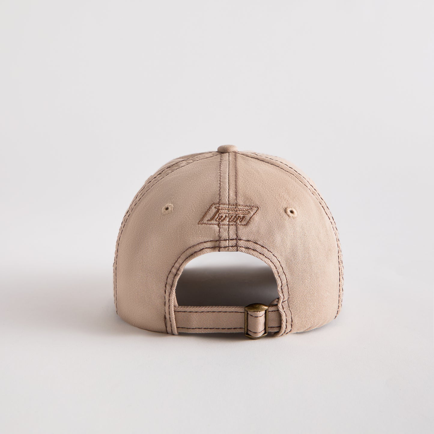 The "New" NY Cap - Khaki / Contrast Stitch