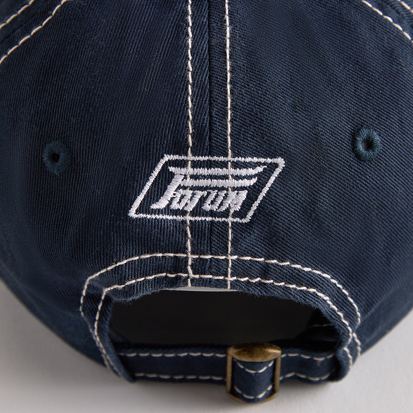 The "New" NY Cap - Navy / Contrast Stitch