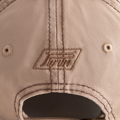 The "New" NY Cap - Khaki / Contrast Stitch